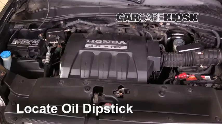 2008 Honda Pilot EX-L 3.5L V6 Oil Check Oil Level